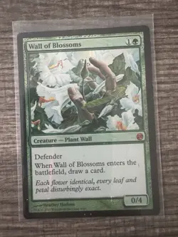 Wall of Blossoms -Foil Light Play MTG From the Vault: Twenty - Image 1