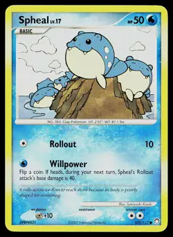Pokemon Card Spheal 102/123 Mysterious Treasures - Image 1