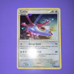Pokemon Latias HGSS10 HGSS Cracked Ice Holo Promo Basic Card HP 80 - Image 1