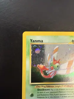 Yanma 1st Edition Holo Rare Neo Discovery Pokemon TCG Card 17/75 NM! - Image 3