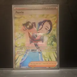 Pokemon TCG Perrin Twilight Masquerade Holo Card 220/167 Mint Condition - Image 1