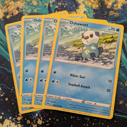 [LOT of 4] Oshawott (033/185) Sword Shield 2020 - Non-Holo Pokemon Card NM - Image 1