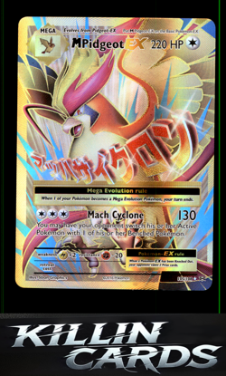 M Pidgeot EX (Full Art) 105/108 Pokemon Ultra Rare XY - Evolutions Card NM - Image 1