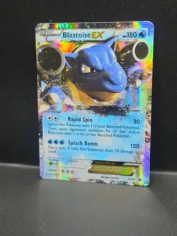 Pokemon TCG XY Black Star Promo Blastoise EX Card XY30 - Image 2