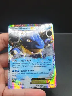 Pokemon TCG XY Black Star Promo Blastoise EX Card XY30 - Image 4