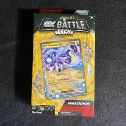 Pokemon Miraidon ex Battle Deck Sealed 60 Cards English 290-85754 - Image 1