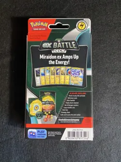 Pokemon Miraidon ex Battle Deck Sealed 60 Cards English 290-85754 - Image 2