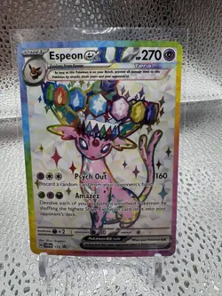 Pokemon Espeon ex SVP175 Sv: Scarlet & Violet Promo Cards Holo - Image 1
