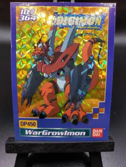 WarGrowlmon 364 Holo 2001 Promo Digimon Card Toy Exclusive Bandai MP - Image 3