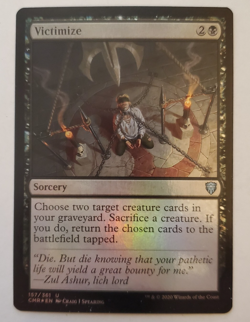 1x Victimize FOIL Commander Legends MTG Magic the Gathering NM - Image 1