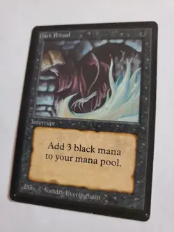 Magic the Gathering - Dark Ritual - Beta - Magic the Gathering - NM - Image 1