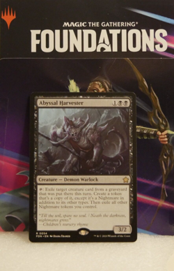 MTG FDN: Abyssal Harvester (Creature) Foundations Regular Rare 0054 - Image 1