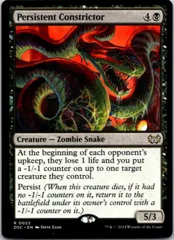 Persistent Constrictor R Commander: Duskmourn: House of Horror 22 LP - Image 1