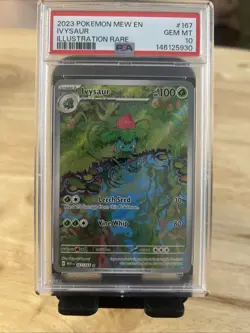 Ivysaur IR PSA 10 167/165 Pokemon Scarlet & Violet 151 English - Image 1