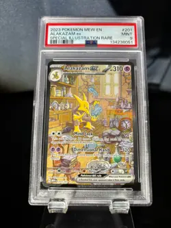 2023 Pokemon SV 151 Alakazam ex #201/165 PSA 9 SIR - Image 1