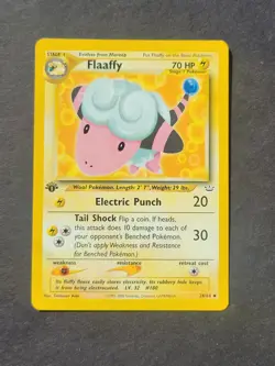 Pokemon 1ST EDITION FLAAFFY 28/64 - NEO REVELATION SET - EX - Image 1