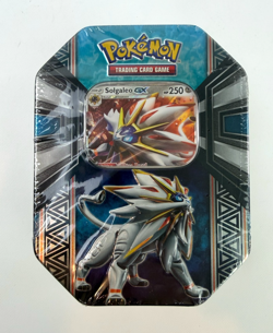 NEW Factory Sealed POKEMON 2017 Legends of Alola Solgaleo GX Collector Tin - Image 1