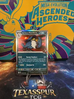 Team Rocket's Honchkrow (Holo Rare) Ascended Heroes Pokemon TCG- 127/217 - Image 1