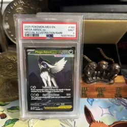 2025 POKEMON MEG EN-MEGA EVOLUTION SPECIAL ILLUSTRATION RARE MEGA ABSOL EX PSA 9 - Image 2