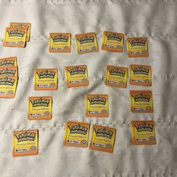 Huge Vintage 1990’s Pokemon Lot: Stickers Pokemon Cards Gold & Silver Poster - Image 3