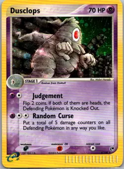 Pokemon TCG Dusclops Holo Rare Sandstorm 4/100 LP - Image 1