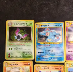 Vintage Pokemon 16 cards 5 Holo Japanese Pocket Monsters 1996 Rare Various Sets - Image 2