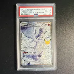 Pokemon Reshiram 113/114 Celebrations Classic Collection Holo PSA 10 English - Image 1