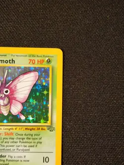 Venomoth 13/64 Jungle Holo - Rare 1999 Wizards Pokemon TCG Card English LP - Image 4