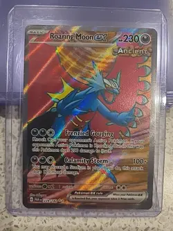 Pokemon TCG Roaring Moon EX Paradox Rift Holo Ultra Rare Card 229/182 - Image 1