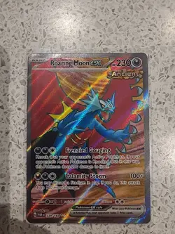 Pokemon TCG Roaring Moon EX Paradox Rift Holo Ultra Rare Card 229/182 - Image 2