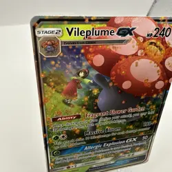 Pokemon Vileplume GX #4 TCG Sun & Moon Cosmic Eclipse Holo Ultra Rare Card 4/236 - Image 2