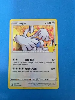 Lugia 22/25 Celebrations Holo Rare Pokemon TCG 022/025 25th Anniversary - Image 1