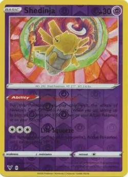 Pokemon - Shedinja - 066/185 - Reverse Holo Rare - Vivid Voltage - NM/M - New - Image 1