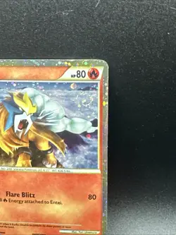 Pokemon TCG Entei (HGSS Promo 20) Fall 2010 Collector's Tins HGSS20 Swirl - Image 2