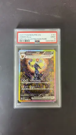 Pokemon Umbreon ex 161/131 Prismatic Evolutions Holo Special Illustration PSA 9 - Image 1