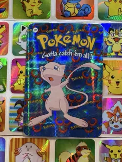 Pokemon Mew Vintage Pocket Monsters Vending HOLO Prism Sticker 2000 Nintendo - Image 5