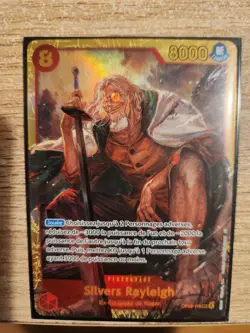 Carte Bankai ONE PIECE Tcg FR Op08-118 Silvers RAYLEIGH - Image 1