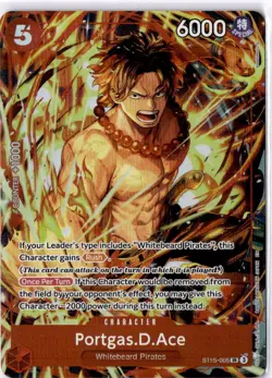 Portgas.D.Ace (Illustration Box Vol.5) SR One Piece Promotion Cards ST15-005 NM - Image 1