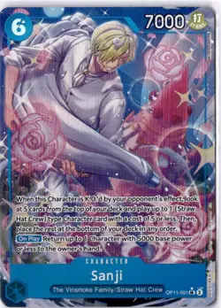 Sanji SR OP11-051 A Fist Of Divine Speed One Piece Japanese 2025 US SELLER - Image 1