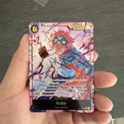 One Piece Koby (OP11-119) A Fist of Divine Speed Alt Art Secret Rare - Image 1