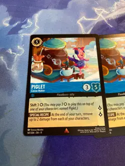 Piglet - Cocoa Maker Winterspell 4x x4 Disney Lorcana Playset - Image 1