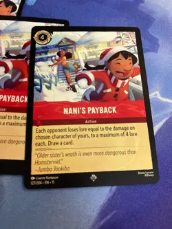 Nani's Payback Winterspell 4x x4 Disney Lorcana Playset - Image 1
