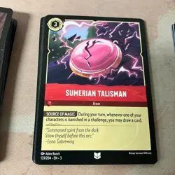 Sumerian Talisman Uncommon 4x x4 Disney Lorcana Playset - Image 1