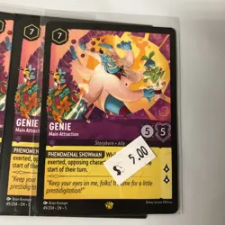 Genie Main Attraction Shimmering Skies Disney Lorcana Playset 4x x4 - Image 1