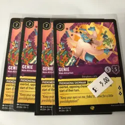 Genie Main Attraction Shimmering Skies Disney Lorcana Playset 4x x4 - Image 2