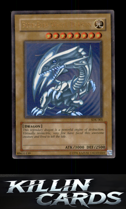 Blue-Eyes White Dragon SDK-001 Ultra Rare Starter Deck: Kaiba YuGiOh Card MP - Image 1