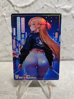 Asuna SAO Trading Card Waifu Goddess Story Anime Girl holo Karte Manga Full - Image 1