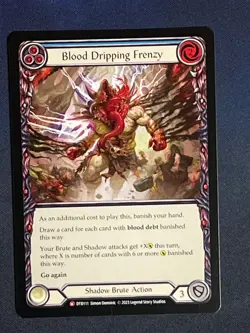 FAB DTD111 Blood Dripping Frenzy Majestic Shadow Brute Action Flesh and Blood - Image 1