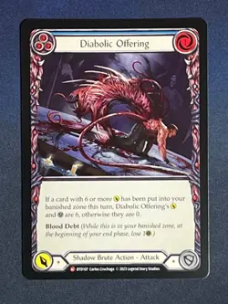 FAB DTD107 Diabolic Offering Majestic Shadow Brute Action Flesh and Blood - Image 1