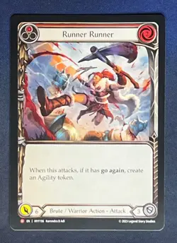 FAB HVY156 Runner Runner Brute Warrior Action Majestic Flesh and Blood TCG - Image 1